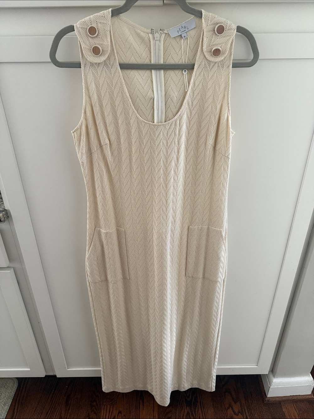 Pearl by Lela Rose Chevron Dress NWOT